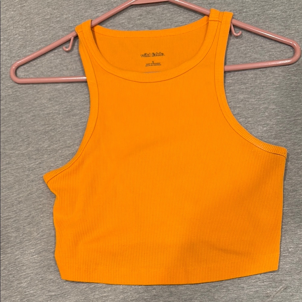 Wild Fable Women's Orange Tank Top